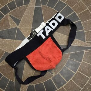TADDLEE Red and Black Jockstrap